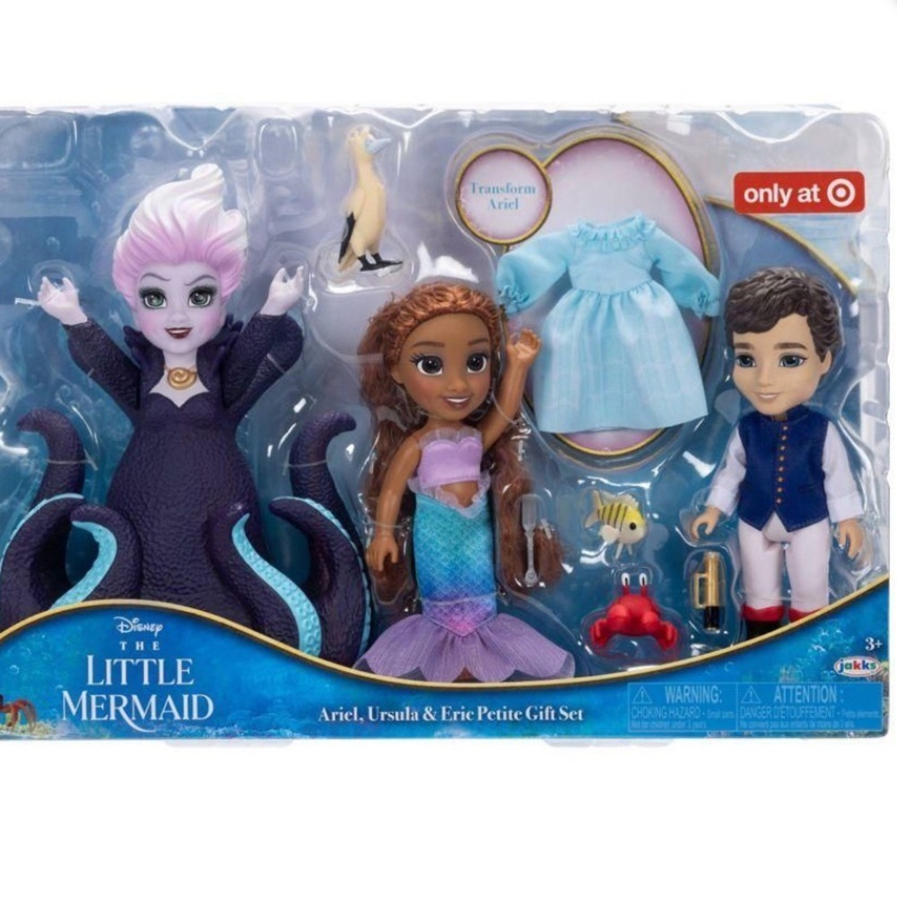 Little Mermaid 6” Petite Figurine Doll Set